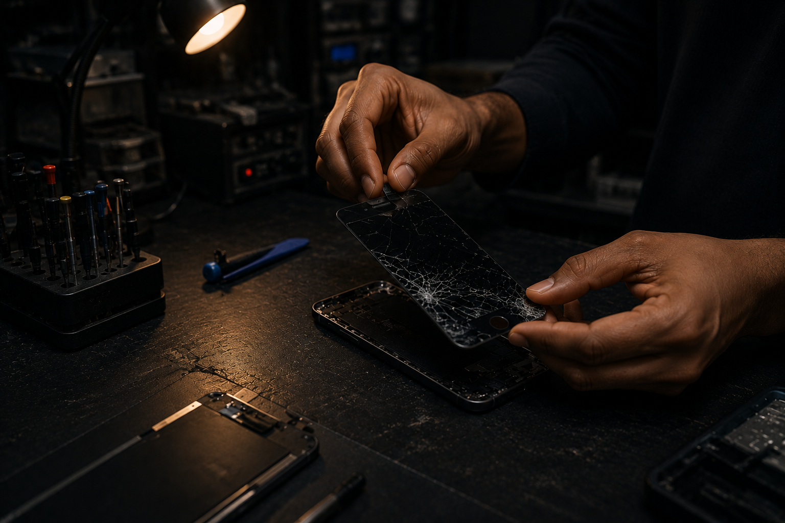 iPhone repair bench